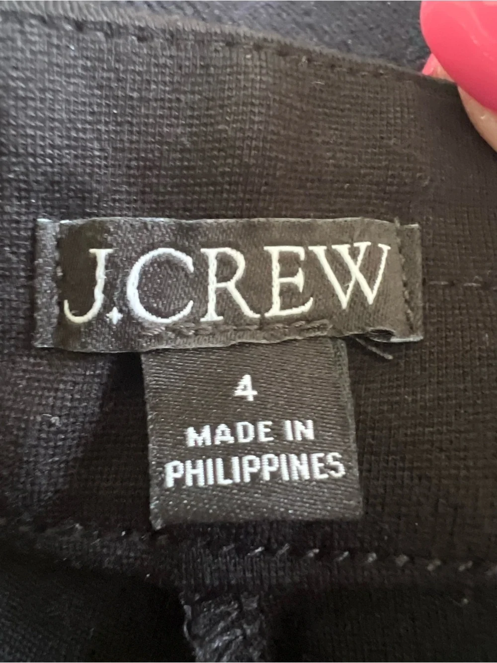 J. Crew Mario Bellucci Black Tailored Wide-Leg Pants Size 4 0177